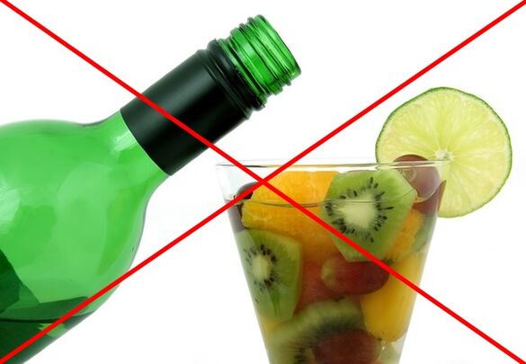 Ievērojot slinku diētu, nav ieteicams lietot alkoholu
