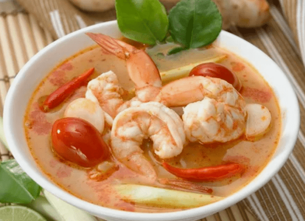 Zupa toms jams ar garnelēm